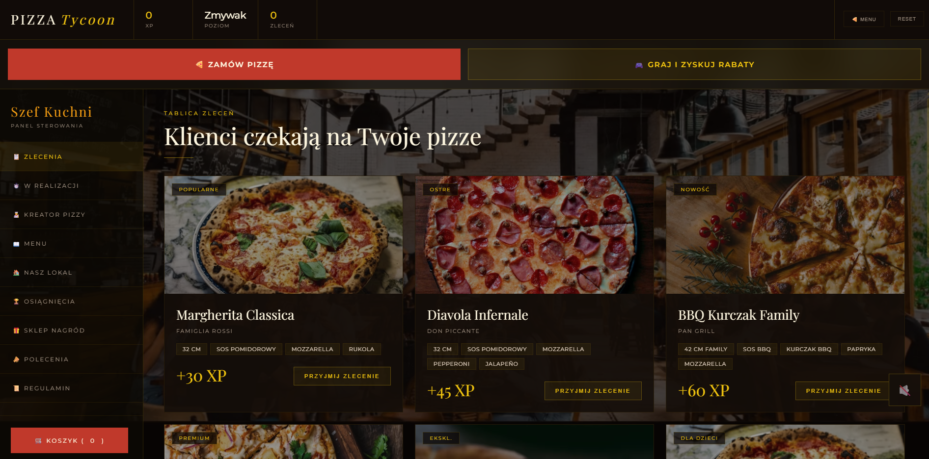 BizSim Gastro – Pizza Tycoon demo