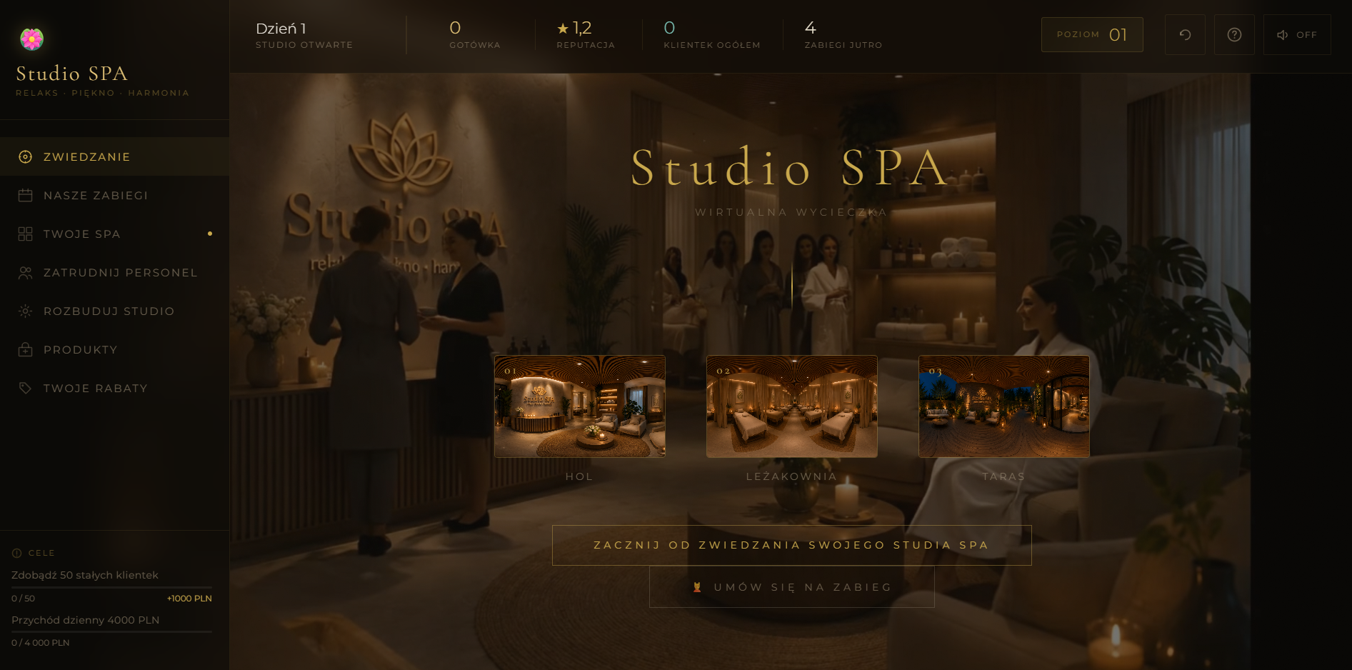 BizSim Beauty – Studio SPA demo