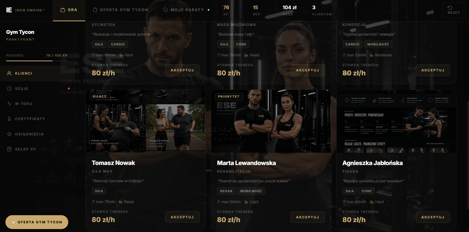 BizSim Fitness – Gym Tycoon demo